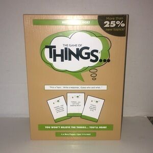 PLAYMONSTER GAME OF THINGS NEW SEALED NEWER VERSION 25% MORE TOPICS